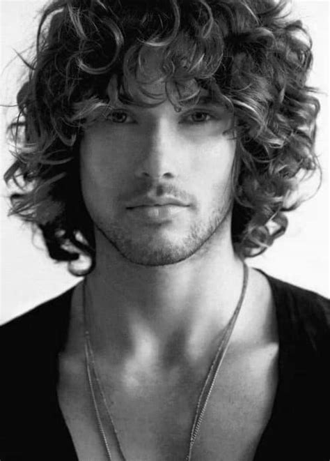 longer curly hair men|50s long curly hair guys.